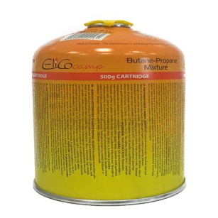 ELICOCAMP 500g 893ml PROPAN-BUTAN GAZ KARTUSZ DO KUCHENKI