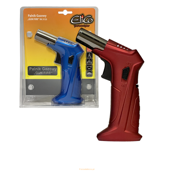 Wielofunkcyjny palnik RK-3125 GunFire blister - mix kolorów